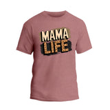 Mama Life Shirt, Lepoard Mama T-shirt, Mother's Day Gift Shirt