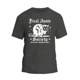 Feral Aunts Society Shirt, Funny Racoon Aunt T-shirt, Gift For Women