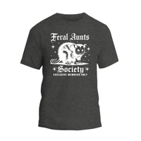 Feral Aunts Society Shirt, Funny Racoon Aunt T-shirt, Gift For Women