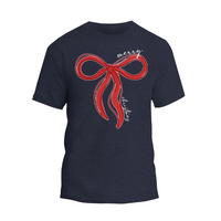 Coquette Bow Merry Christmas Shirt, Christmas Women T-shirt