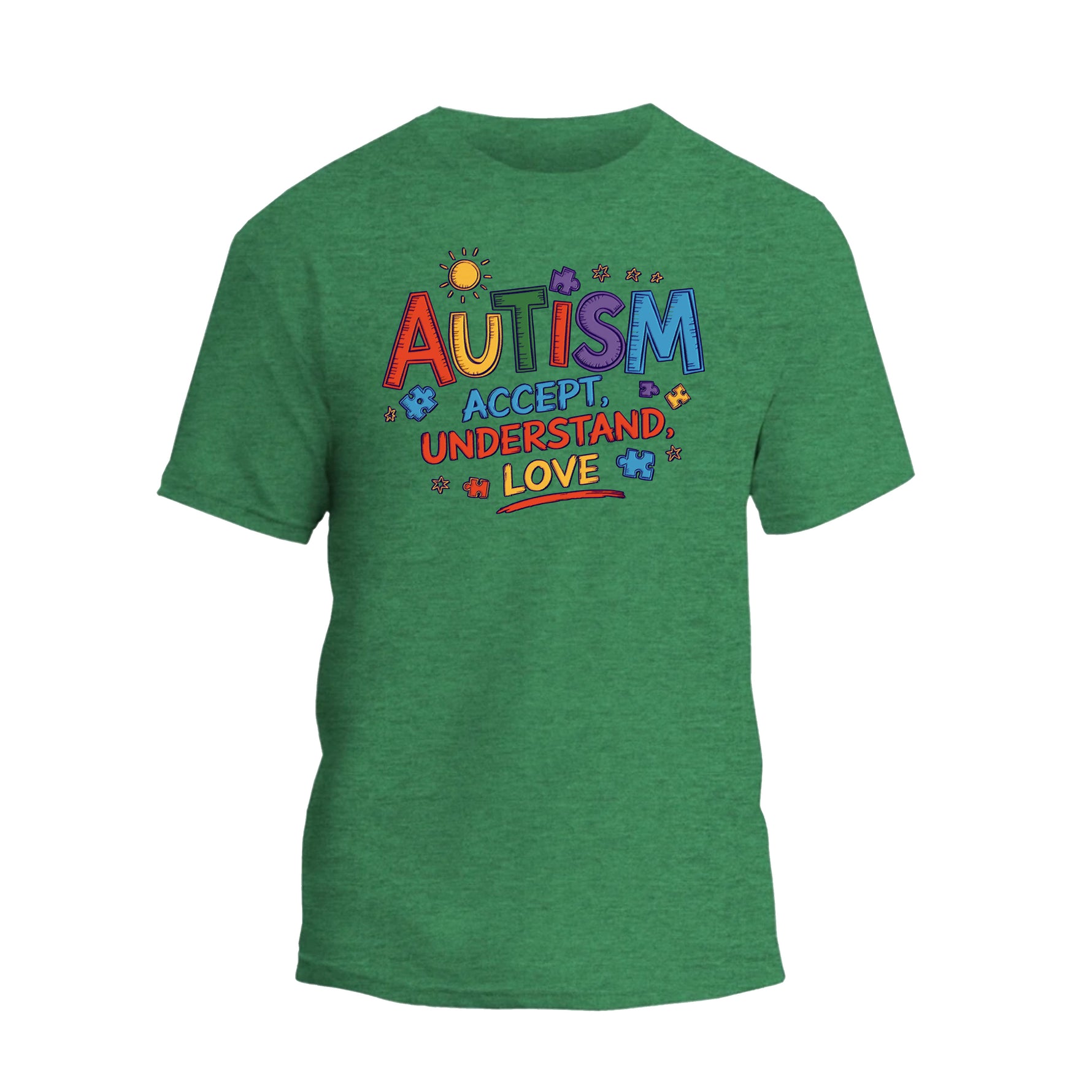 Autism Accept Understand Love Shirt Autism Awareness T-Shirt, Special Education Shirt