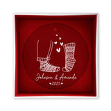 Personalized First Christmas Couples Ornament, Couple's Name Christmas Ornament