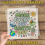 a hand holding a piece of paper that says make every day earth day