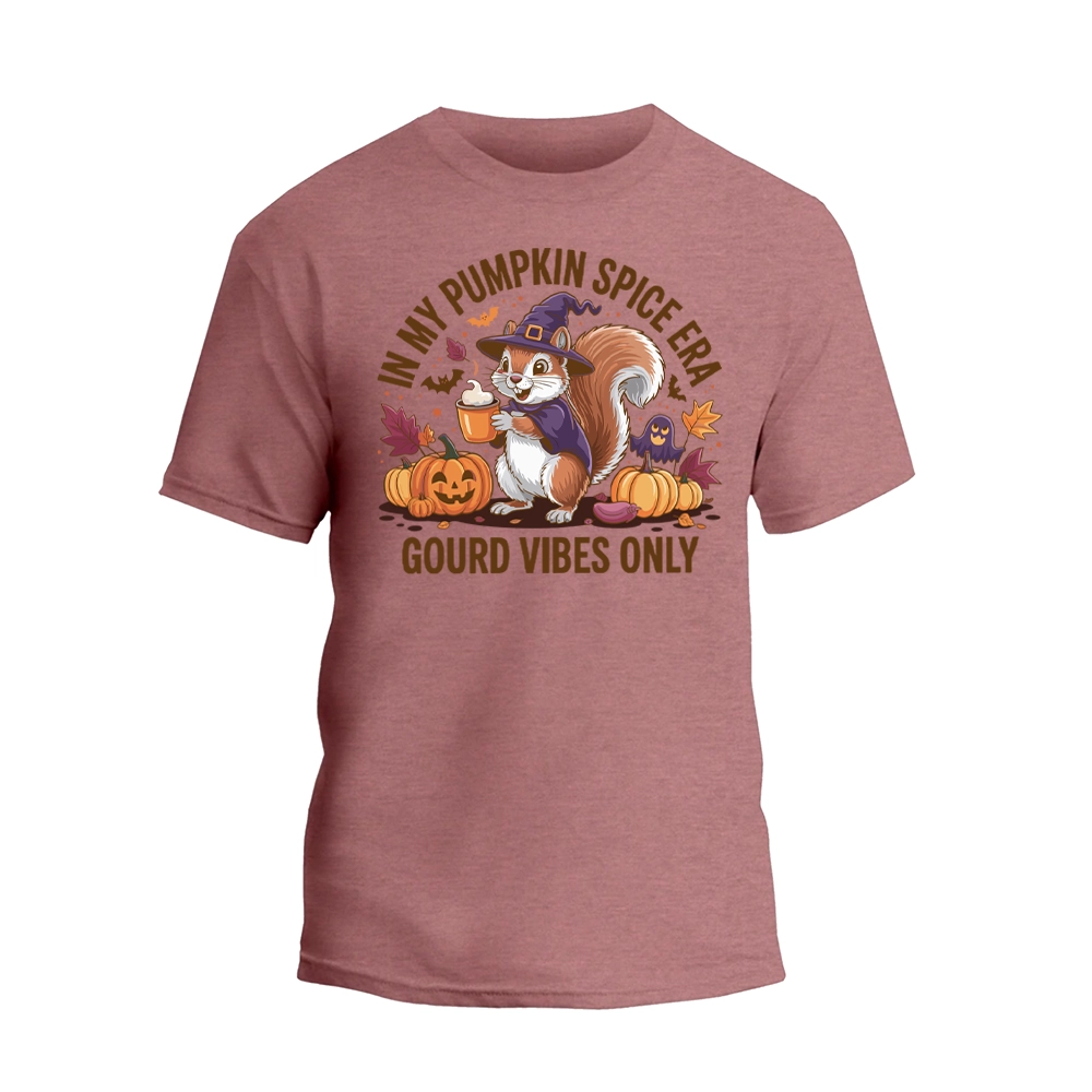 In My Pumpkin Era Shirt, Halloween Squirrel T-shirt