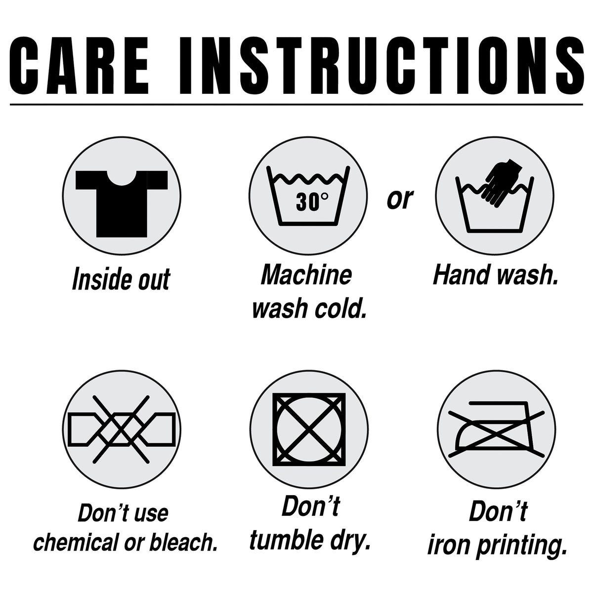 a poster with instructions on how to wash clothes