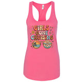 Girls Gone Cruising Women's Ideal Racerback Tank Top, Cruise Vacation Women Tank Top