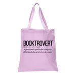 Booktrovert Definition Tote Bag, Women Tote Bag