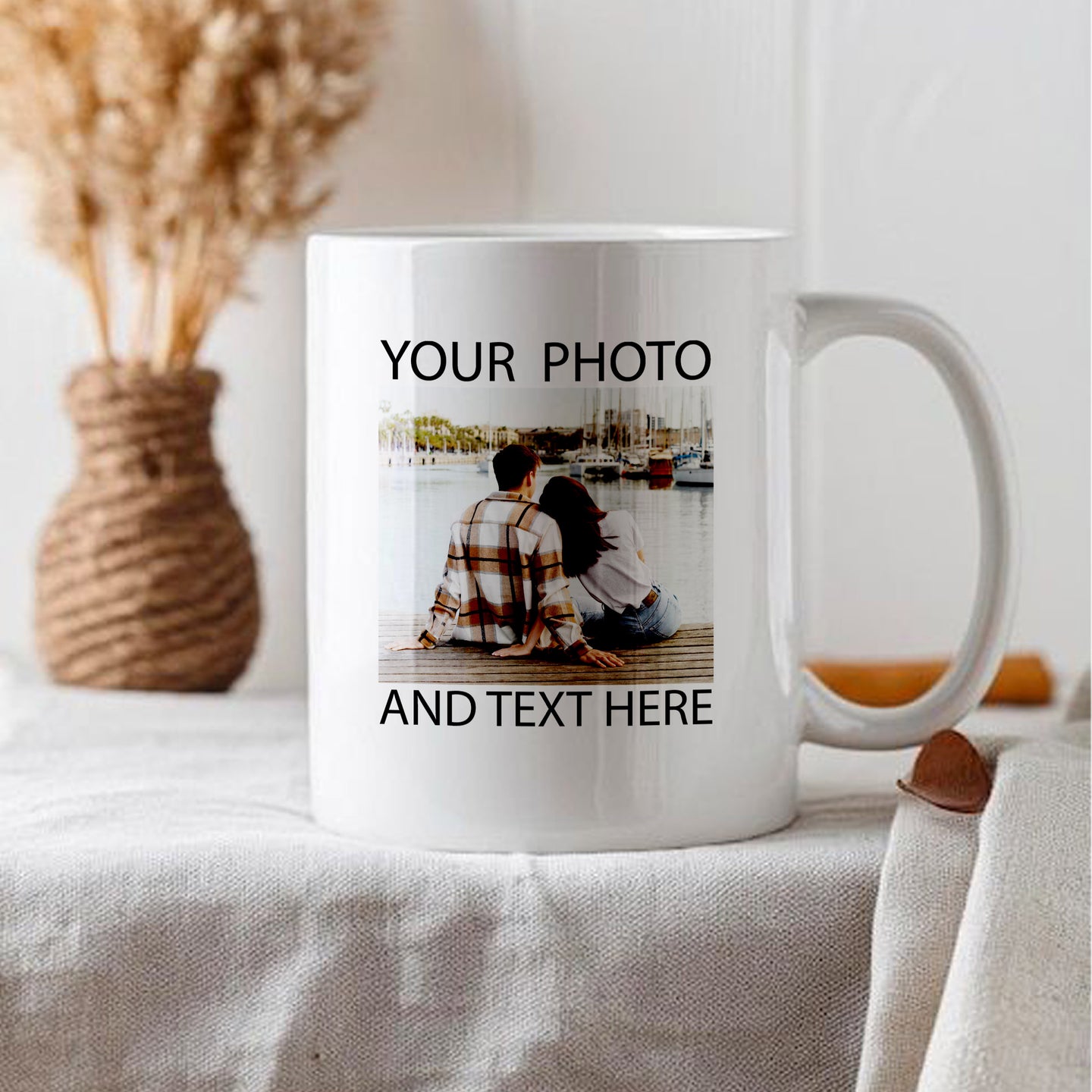 Custom Photo and Text Mugs, Personalized Mug, Gift for Her, Gifts Gor Him