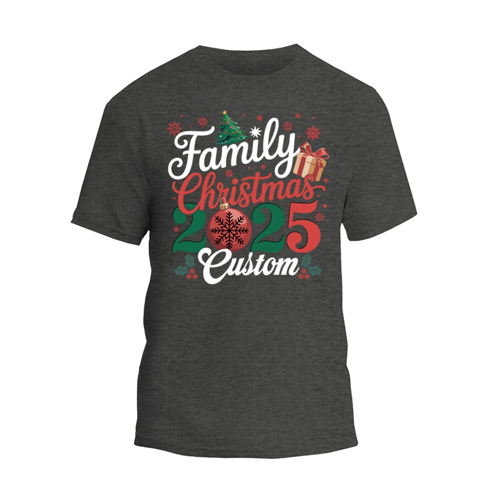 Personalized Family Christmas 2025 Shirts, Christmas Family Matching T-Shirt