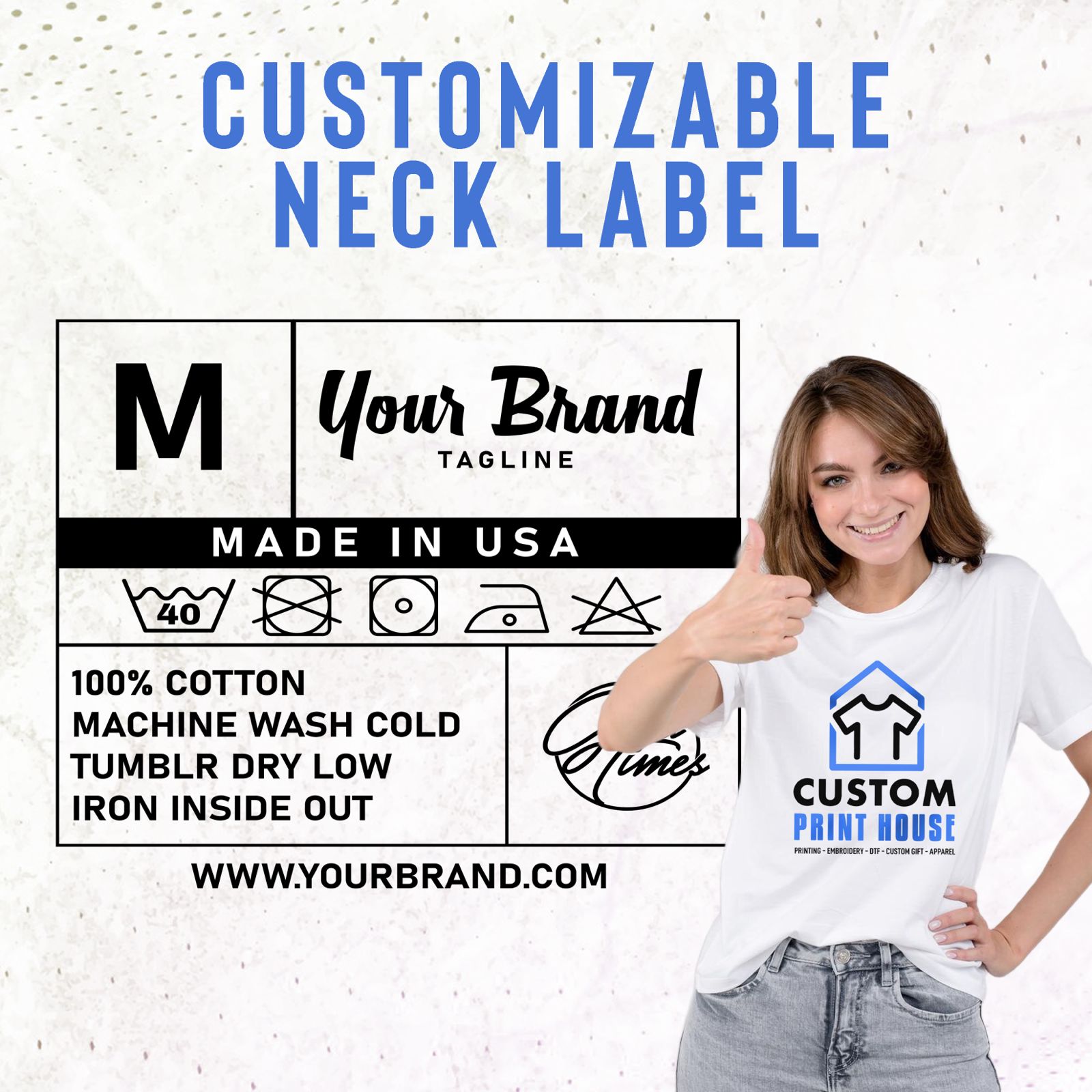 Custom Dtf Shirt Label