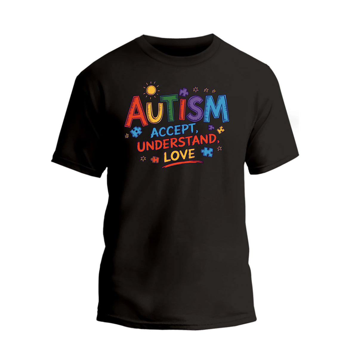 Autism Accept Understand Love Shirt Autism Awareness T-Shirt, Special Education Shirt