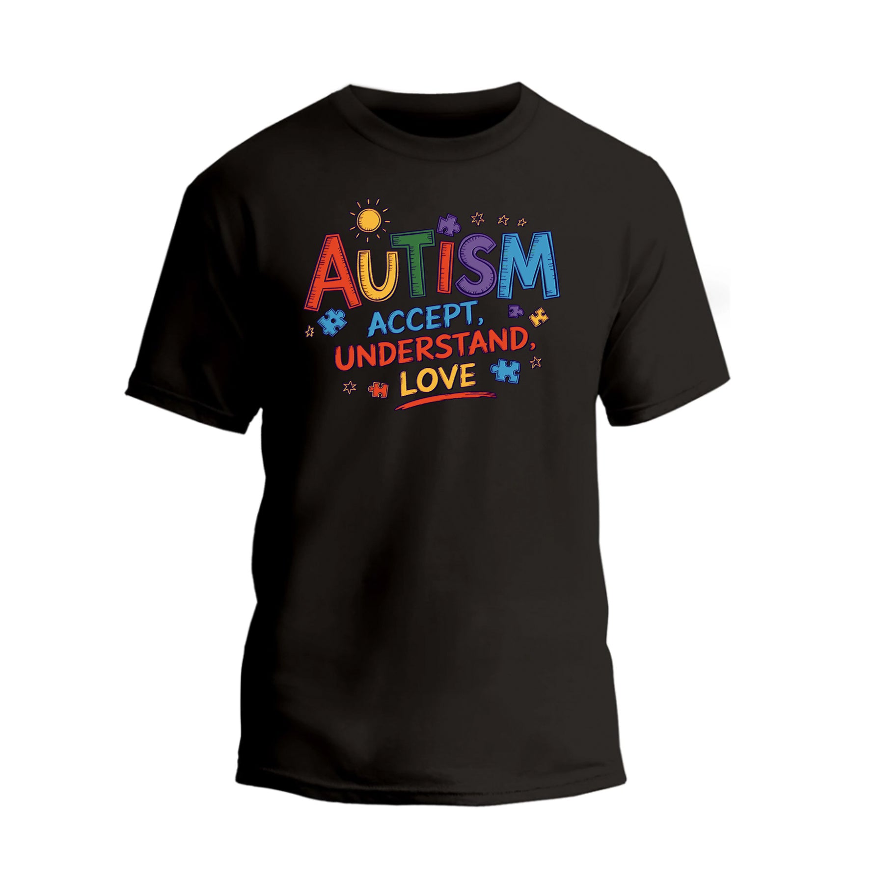 Autism Accept Understand Love Shirt Autism Awareness T-Shirt, Special Education Shirt