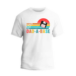 a white t - shirt that says keep all of the bad - a - base