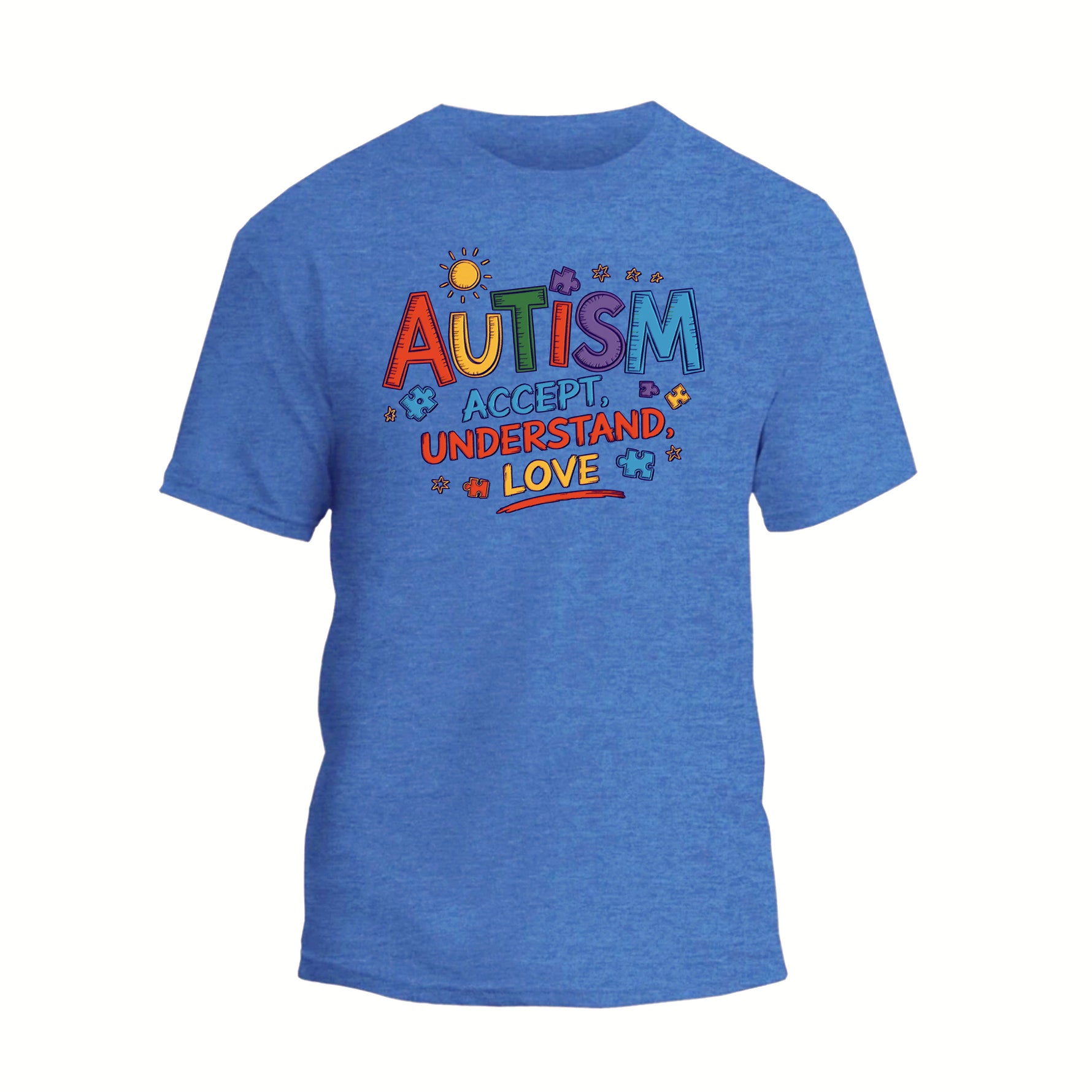 Autism Accept Understand Love Shirt Autism Awareness T-Shirt, Special Education Shirt