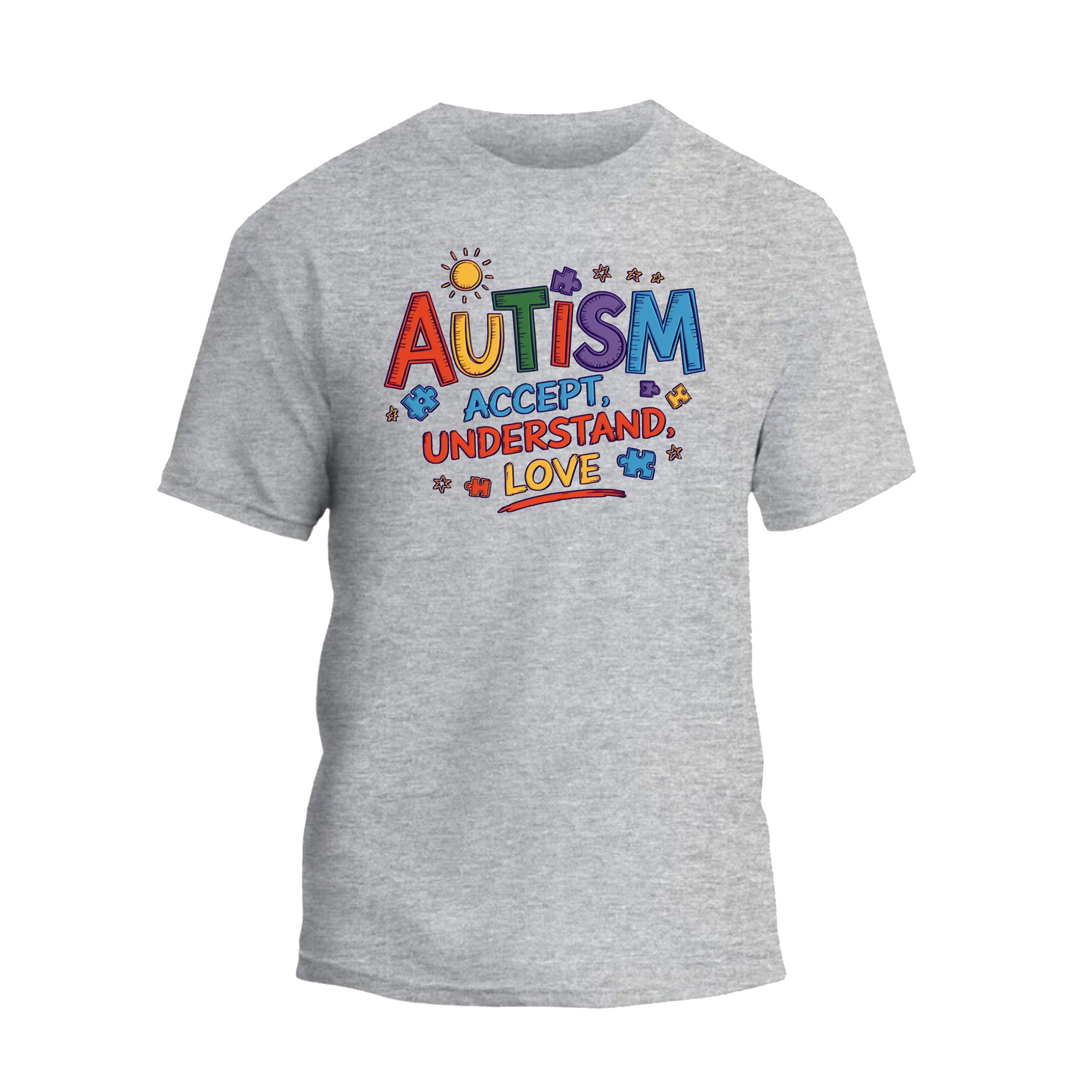 Autism Accept Understand Love Shirt Autism Awareness T-Shirt, Special Education Shirt
