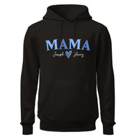 a black hoodie with the words mama on it