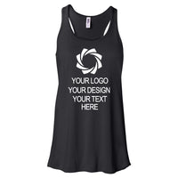 Personalized Women's Flowy Tank Top, Custom Text, Logo or Design Tank Tops