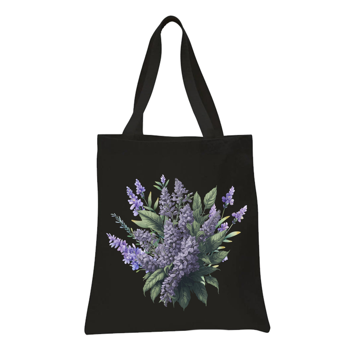 Lavender Floral Tote Bag, Women Tote Bag