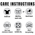 a poster with instructions on how to wash clothes