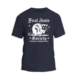 Feral Aunts Society Shirt, Funny Racoon Aunt T-shirt, Gift For Women