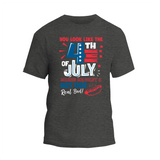 a t - shirt that says you look like the fourth of july
