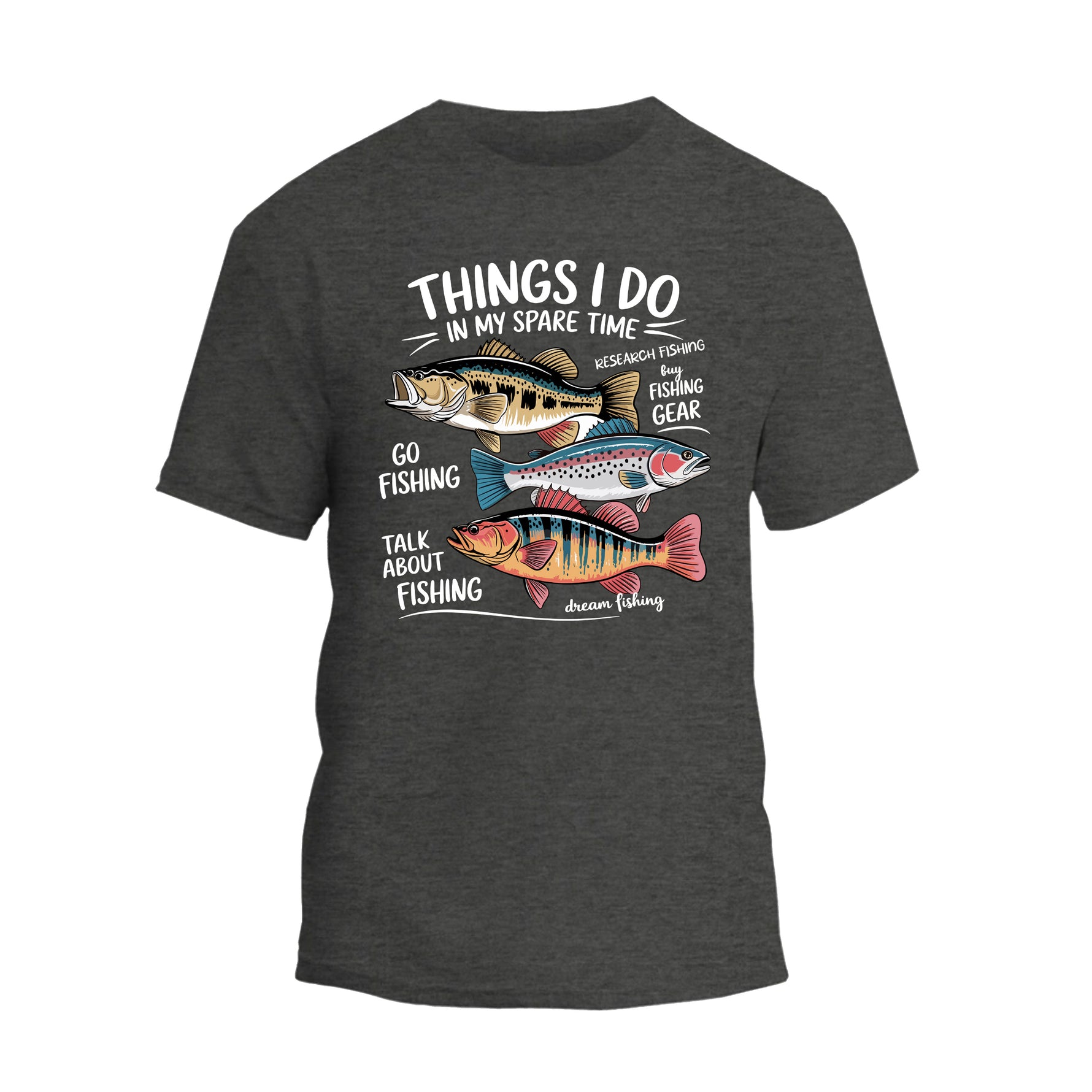 Things I Do In My Spare Time Fishing T-Shirt, Funny Fishing Shirt, Father's Day Gift Tee