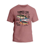 Things I Do In My Spare Time Fishing T-Shirt, Funny Fishing Shirt, Father's Day Gift Tee