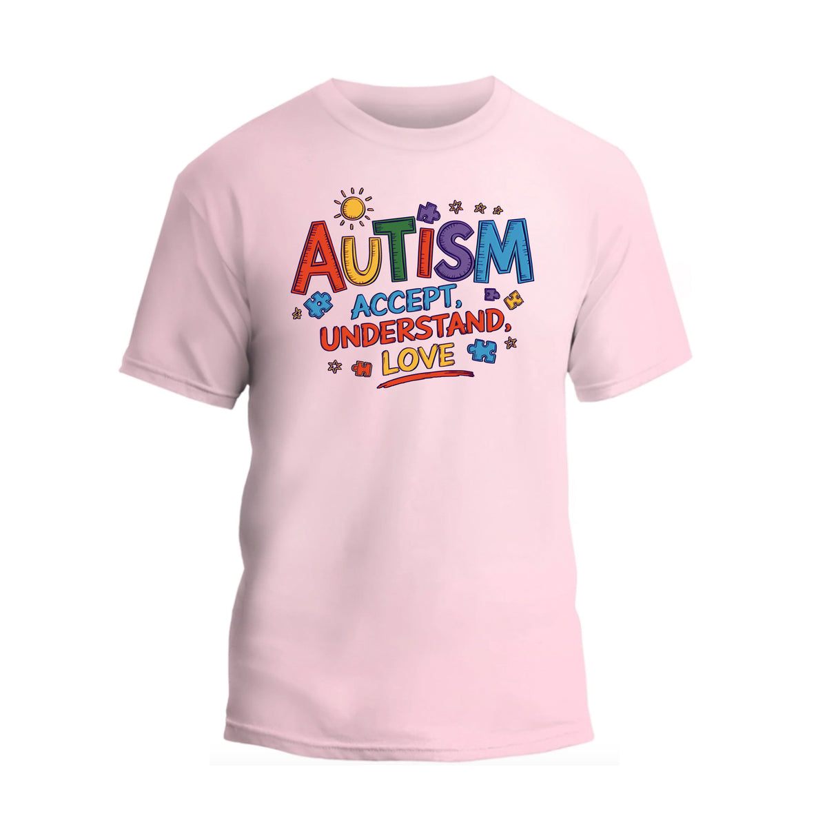 Autism Accept Understand Love Shirt Autism Awareness T-Shirt, Special Education Shirt