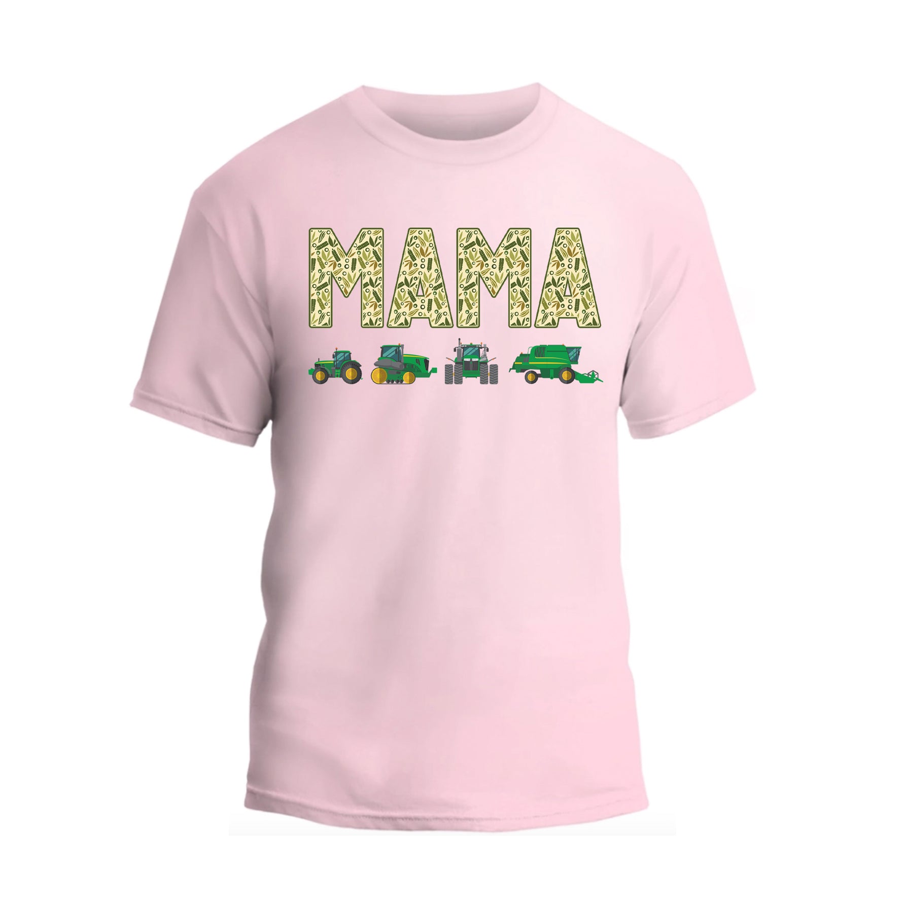 a pink t - shirt with the word mama printed on it