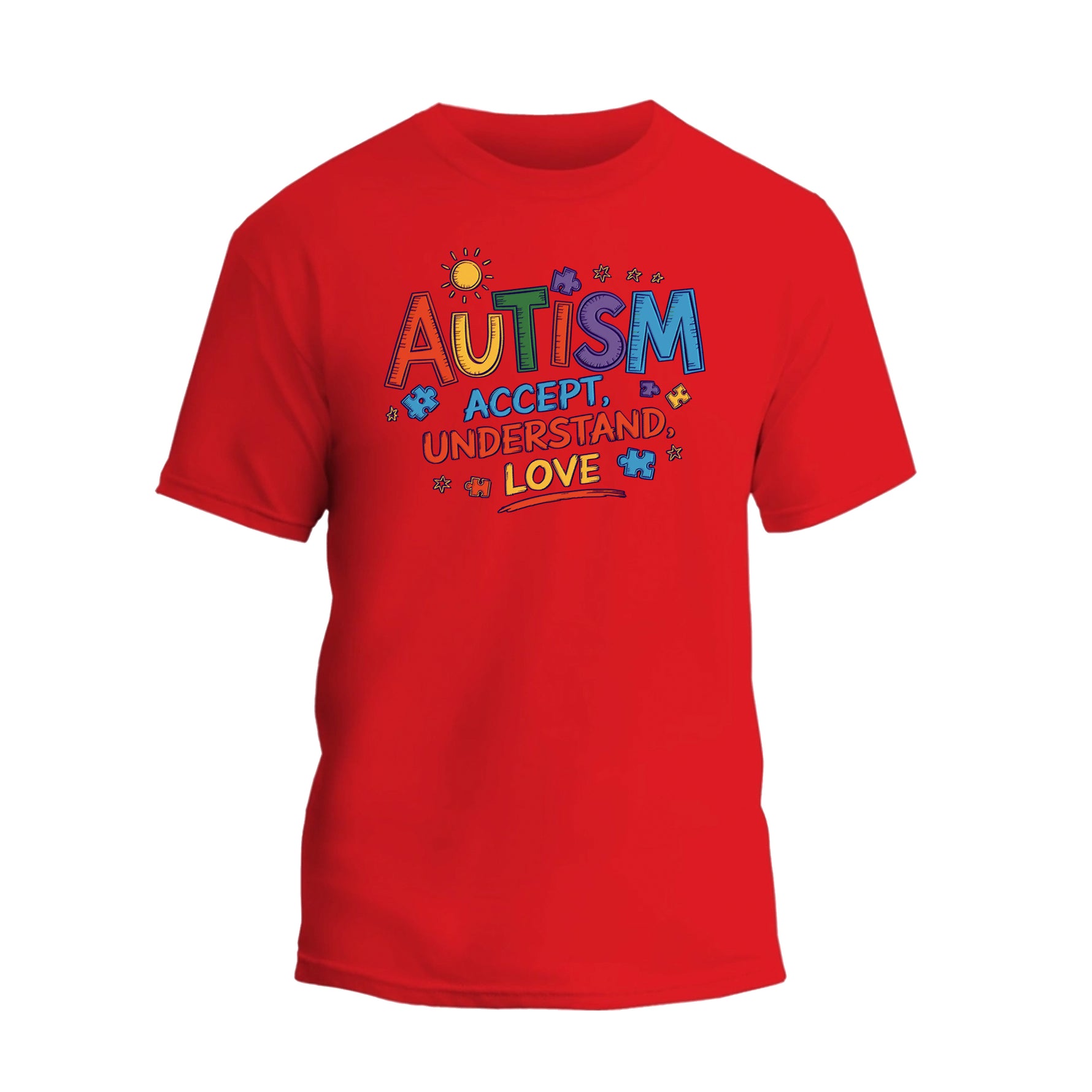Autism Accept Understand Love Shirt Autism Awareness T-Shirt, Special Education Shirt