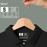 (Copy) Custom DTF Shirt Label – Personalized Brand Neck Tag with Your Logo and Brand Name