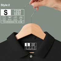 Bundle Custom DTF Shirt Label – Personalized Brand Neck Tag with Your Logo and Brand Name