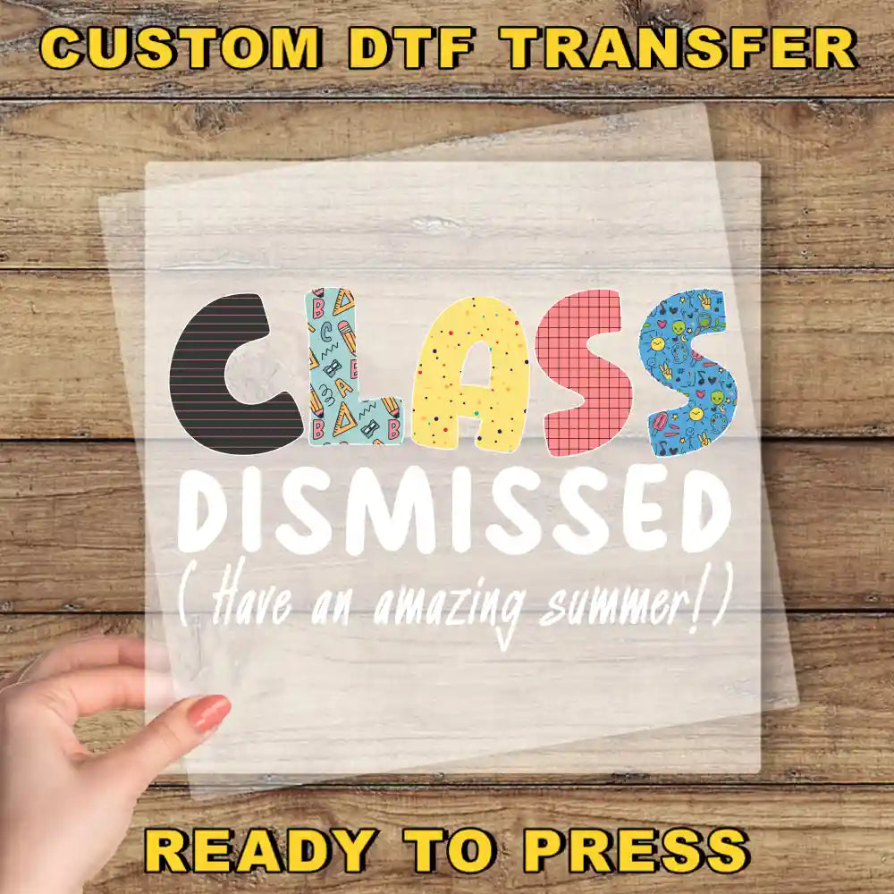 a person holding a piece of paper with the words class dismposed on it