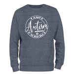 an image of a sweatshirt with the words autism on it