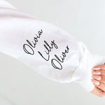 I Wear My Heart On My Sleeve Sweatshirt, Mother's Day Gift Sweatshirt