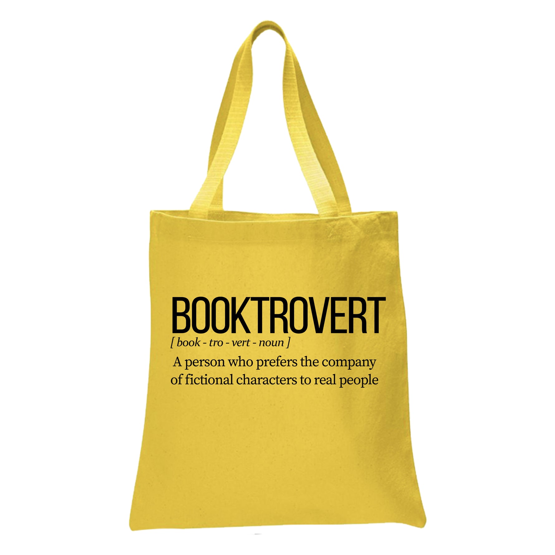 Booktrovert Definition Tote Bag, Women Tote Bag