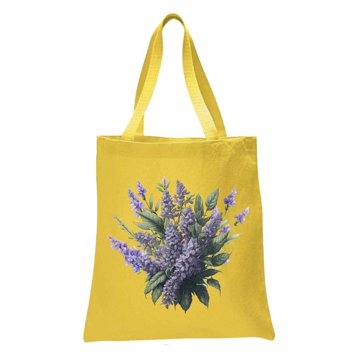 Lavender Floral Tote Bag, Women Tote Bag