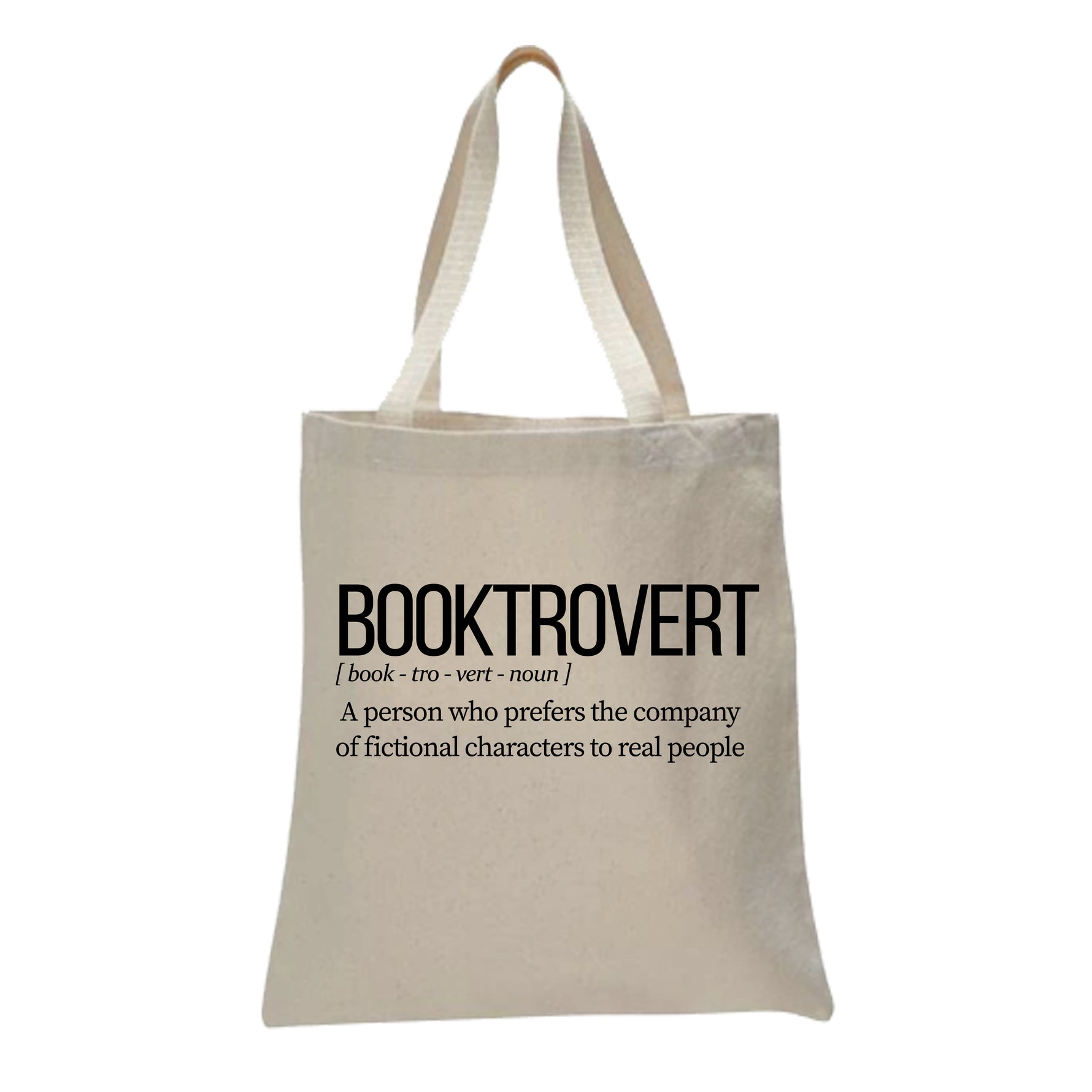Booktrovert Definition Tote Bag, Women Tote Bag