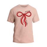 Coquette Bow Merry Christmas Shirt, Christmas Women T-shirt