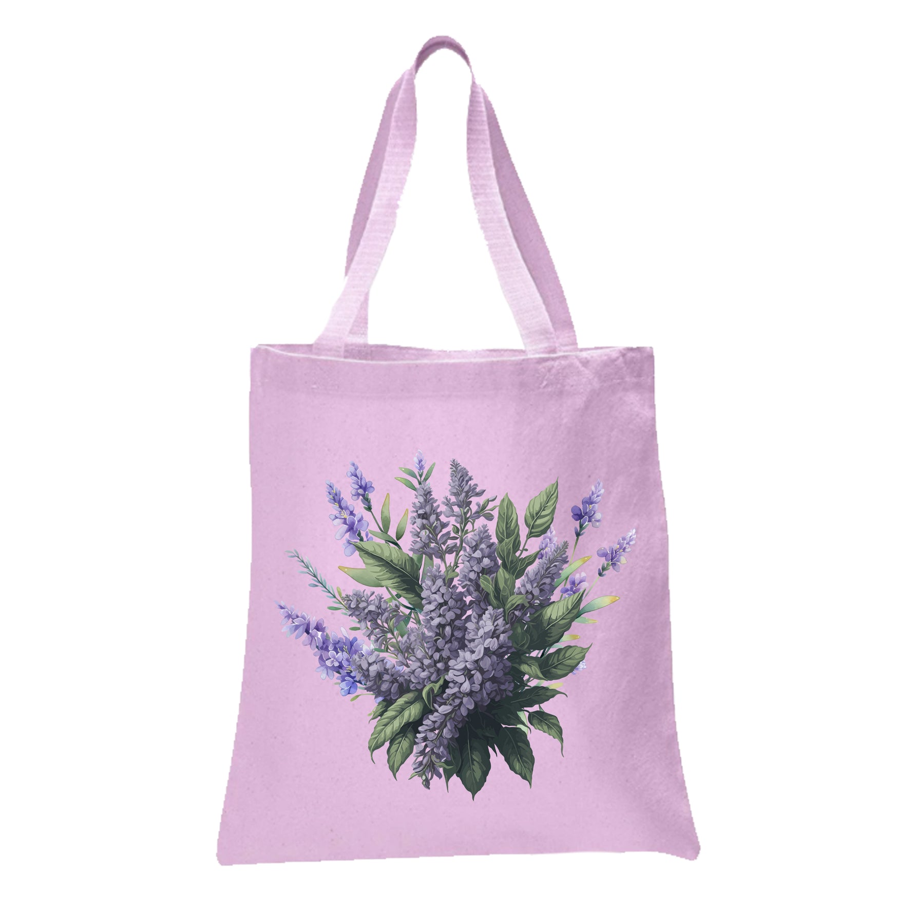 Lavender Floral Tote Bag, Women Tote Bag