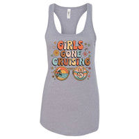 Girls Gone Cruising Women's Ideal Racerback Tank Top, Cruise Vacation Women Tank Top