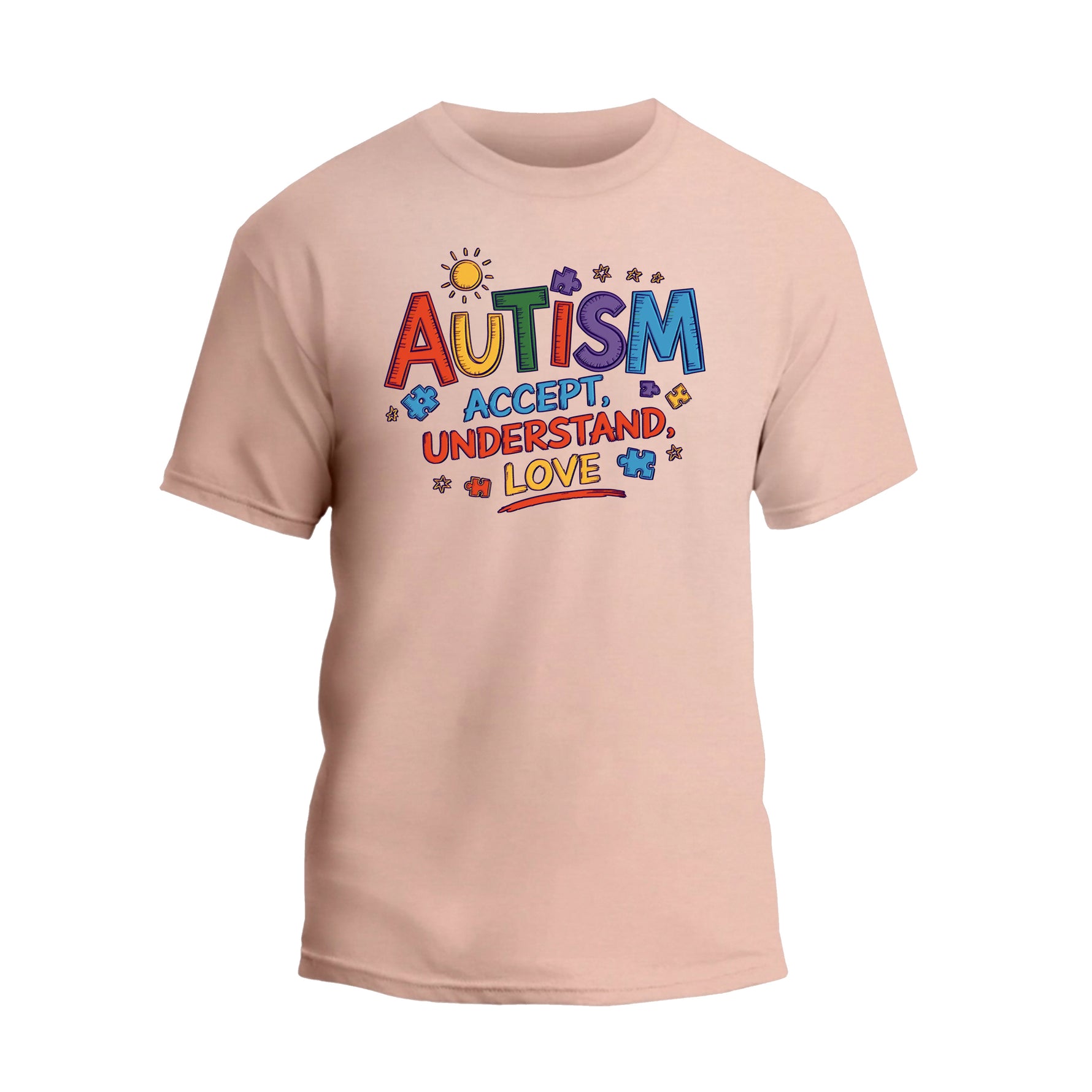 Autism Accept Understand Love Shirt Autism Awareness T-Shirt, Special Education Shirt