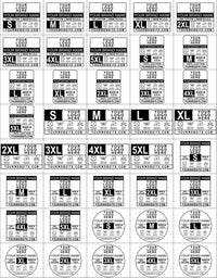 a black and white poster with numbers on it