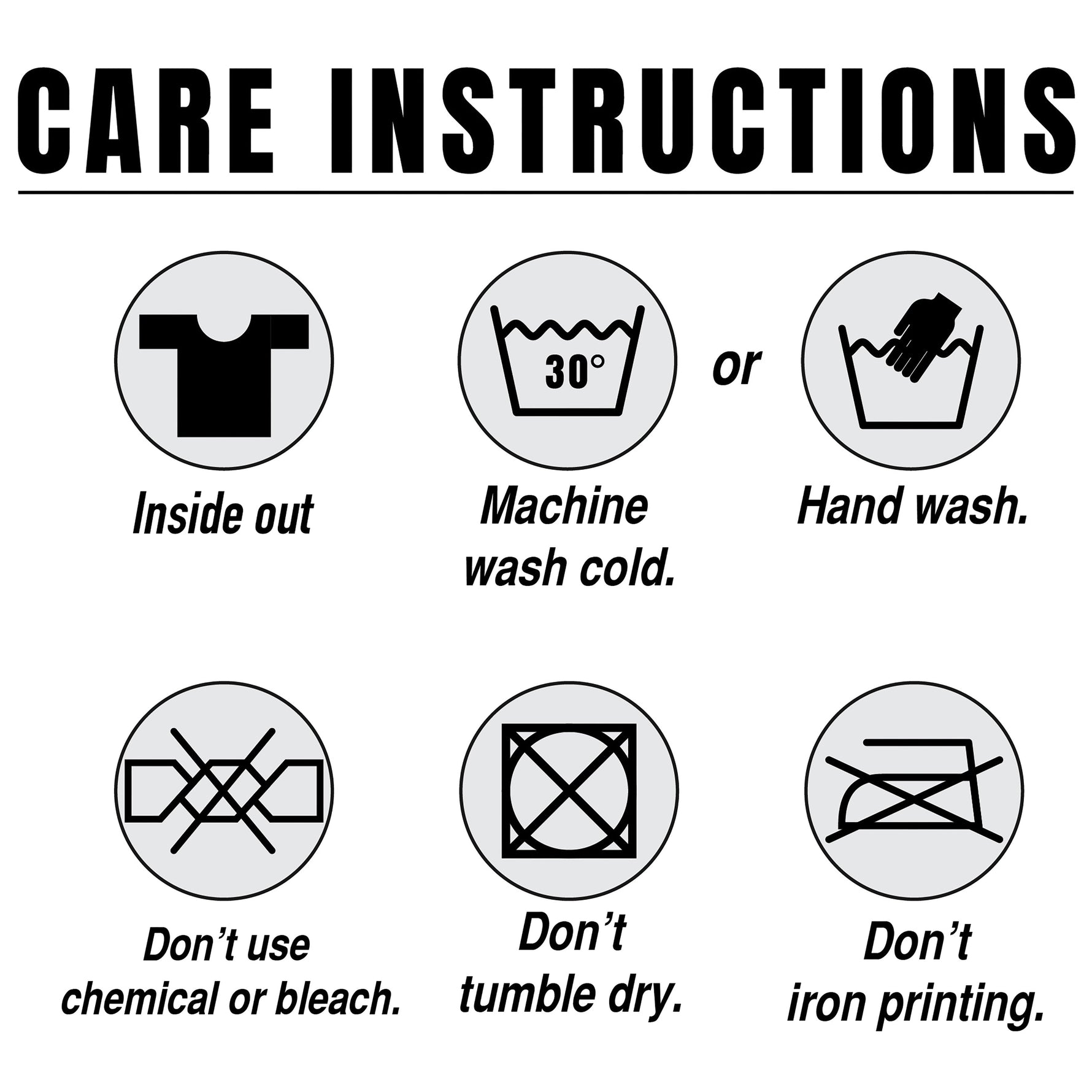 a poster with instructions on how to wash clothes