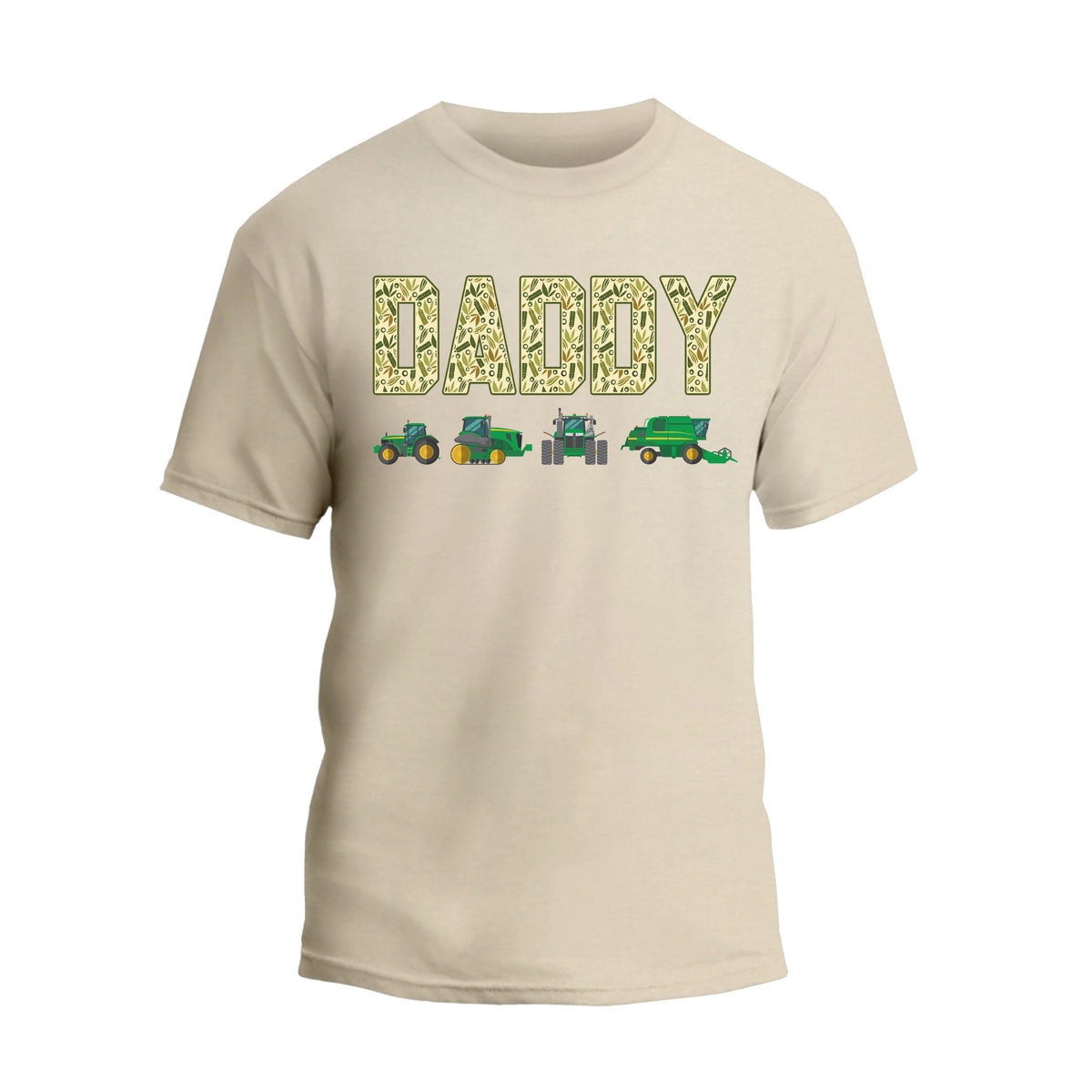 a t - shirt that says daddy with trucks on it