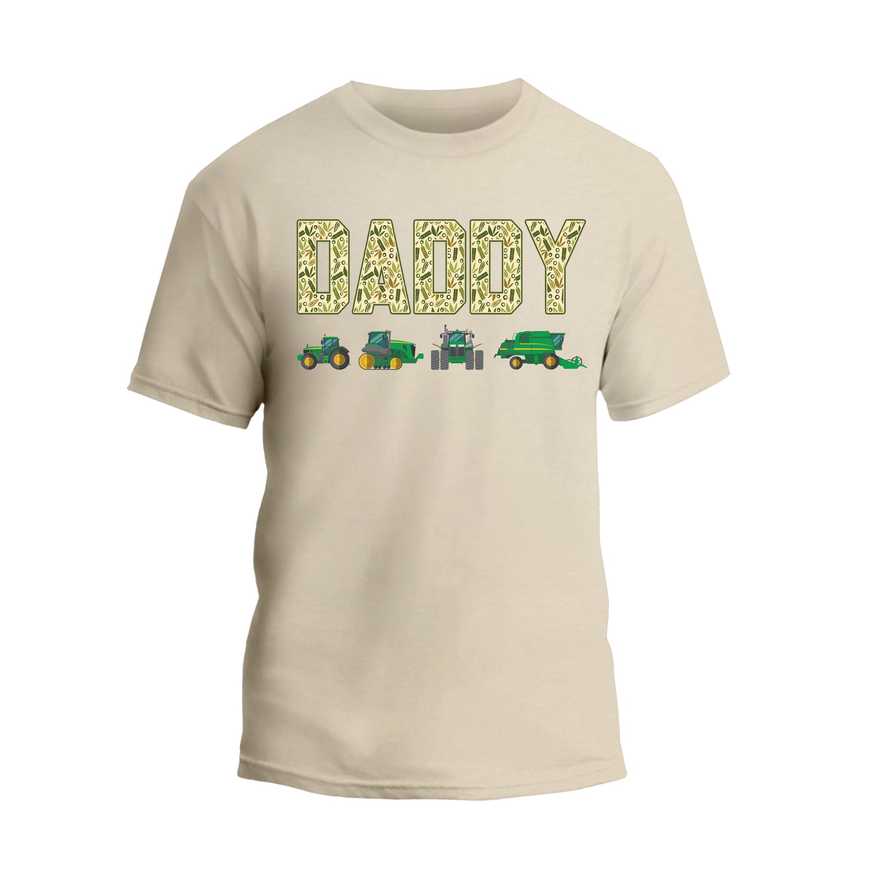 a t - shirt that says daddy with trucks on it