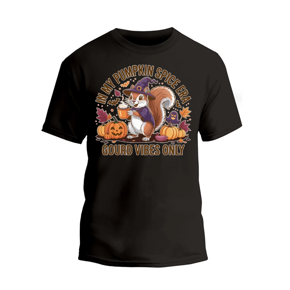 In My Pumpkin Era Shirt, Halloween Squirrel T-shirt