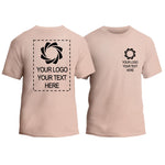 Custom Double Side T-Shirt, Design Your Own Personalized Tee, Custom Logo Shirt, Custom Text Shirt, 2 Side Printed T-Shirt