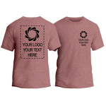 Custom Double Side T-Shirt, Design Your Own Personalized Tee, Custom Logo Shirt, Custom Text Shirt, 2 Side Printed T-Shirt