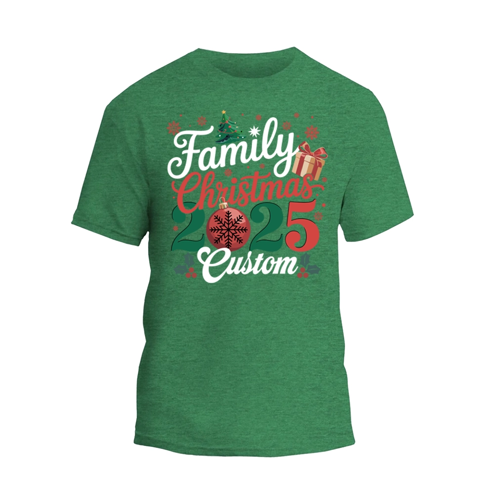 Personalized Family Christmas 2025 Shirts, Christmas Family Matching T-Shirt
